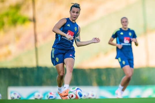 Julia Zigiotti Olme of the Swedish women's national
