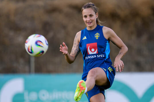 Nathalie Björn of the Swedish women's national football