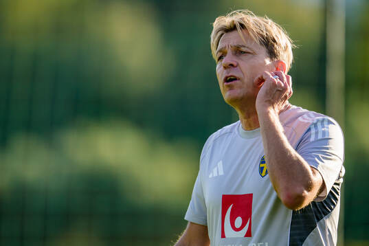 Head coach Tony Gustavsson of the Swedish women's national