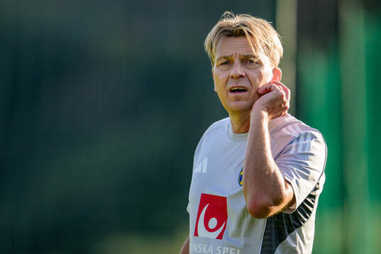 Head coach Tony Gustavsson of the Swedish women's national
