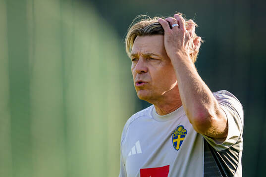 Head coach Tony Gustavsson of the Swedish women's national