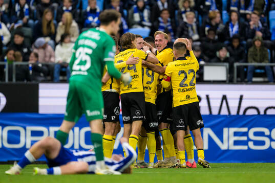 Mjällbys Tom Pettersson, Jacob Bergström, Abdoulie