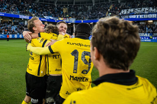 Mjällbys Alexander Johansson, Jacob Bergström och