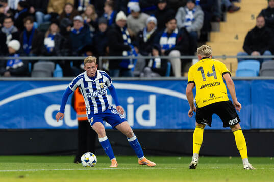 IFK Göteborgs Benjamin Brantlind och Mjällbys Herman