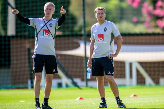Assistant coach Niklas Egnell and Head coach Tony Gustavsson