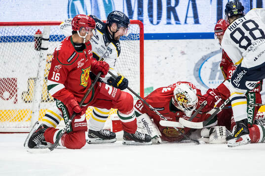 Moras Marcus Karlström och Södertäljes Hampus Harlestam