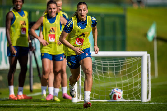 Rosa Kafaji of the Swedish women's national football team