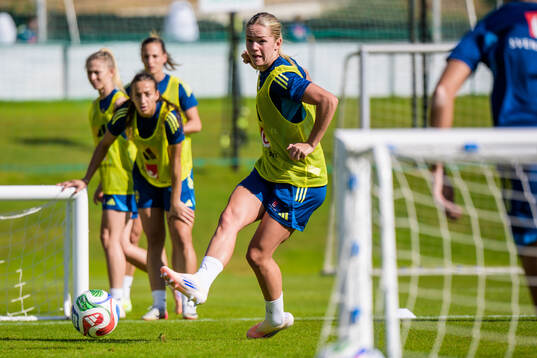 Hanna Lundkvist of the Swedish women's national football