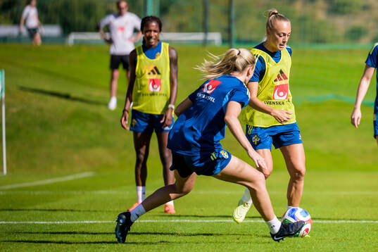 Hanna Bennison of the Swedish women's national football team