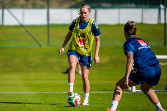 Hanna Lundkvist of the Swedish women's national football
