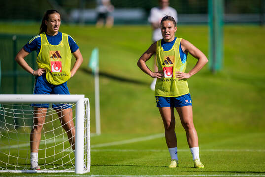 Rosa Kafaji and Johanna Rytting Kaneryd of the Swedish