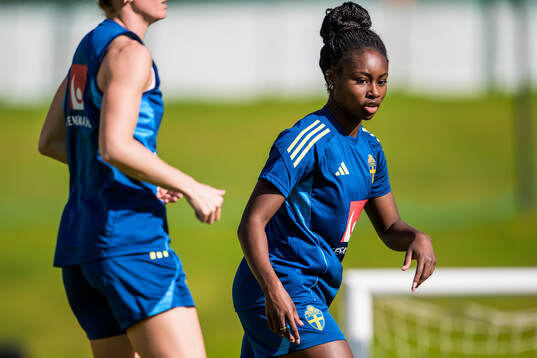 Monica Jusu Bah of the Swedish women's national football