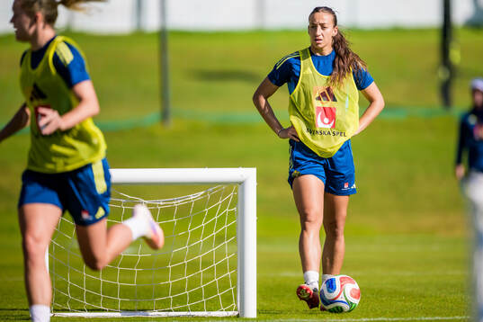 Rosa Kafaji of the Swedish women's national football team