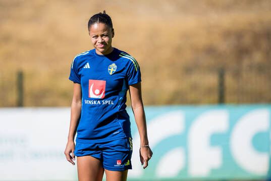 Felicia Schröder of the Swedish women's national football