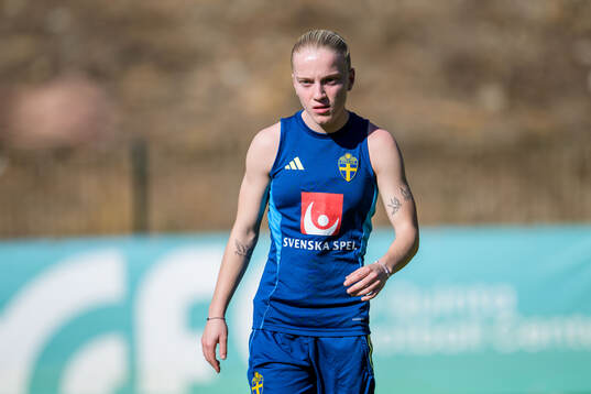 Anna Sandberg of the Swedish women's national football team