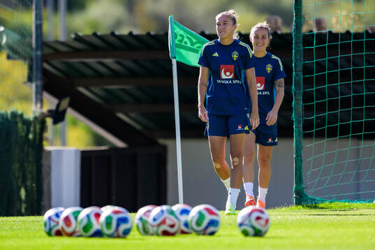 Filippa Angeldahl and Julia Zigiotti Olme of the Swedish