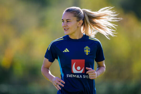 Amanda Niden of the Swedish women's national football team