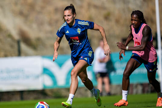 Nathalie Björn of the Swedish women's national football
