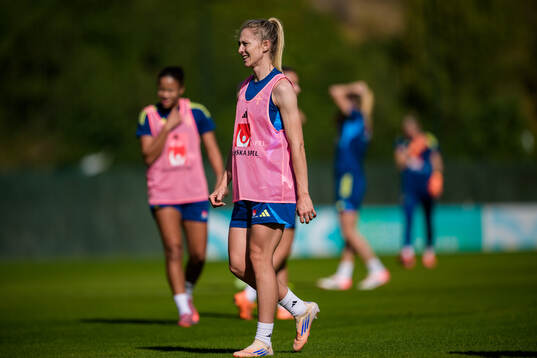 Rebecka Blomqvist of the Swedish women's national football
