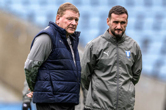 Sports coordinator Alf Westerberg and Head coach Anes Mravac