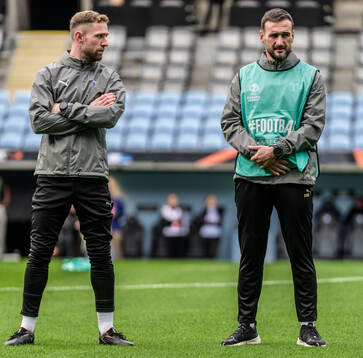 Performance manager Tom Noon and Head coach Anes Mravac