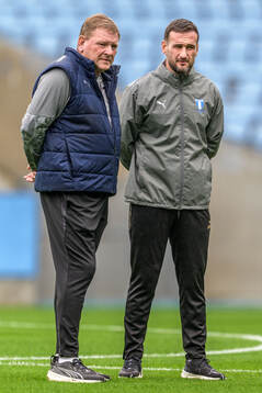 Sports coordinator Alf Westerberg and Head coach Anes Mravac