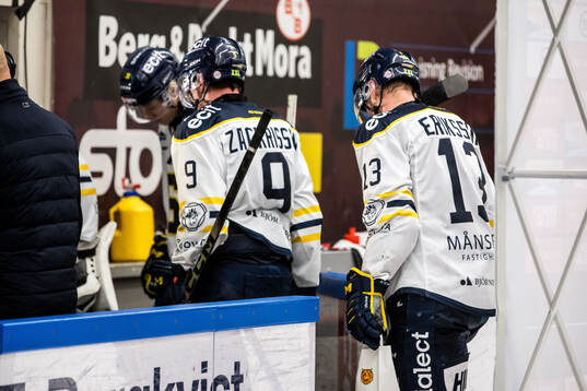 Södertäljes Patrik Zackrisson och Henrik Eriksson deppar
