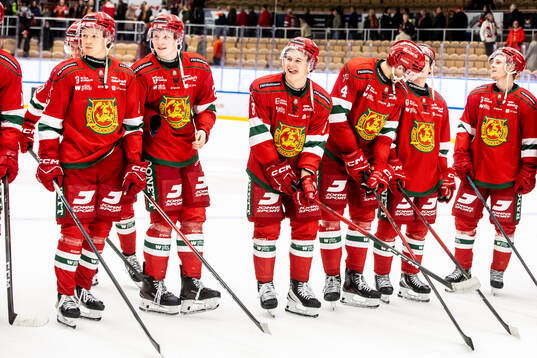 Moras spelarna jublar