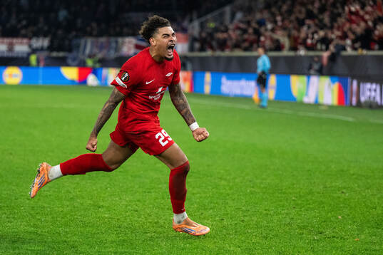 Noah Jean Holm of Brann celebrates