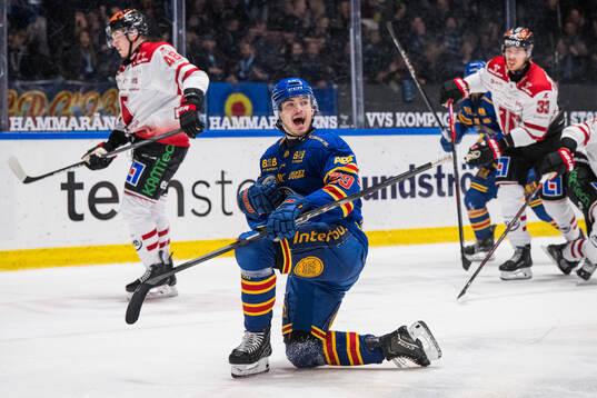 Djurgårdens Håvard Salsten jublar