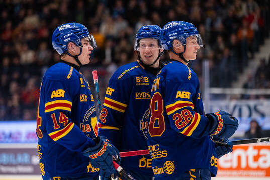 Djurgårdens Anton Frondell, Colby Sissons och Gustav