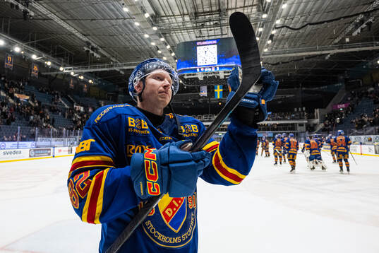 Djurgårdens Colby Sissons jublar