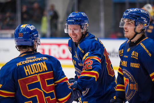 Djurgårdens Colby Sissons jublar
