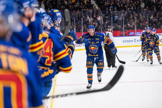 Djurgårdens Colby Sissons jublar