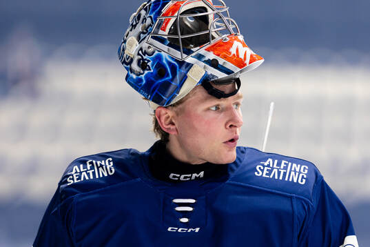 Växjös målvakt Ludvig Persson
