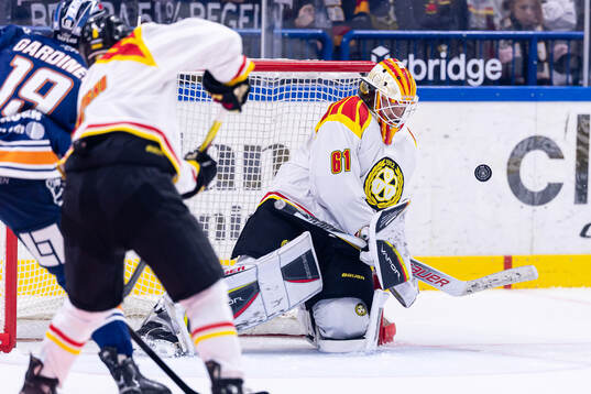 Brynäs målvakt Collin Delia