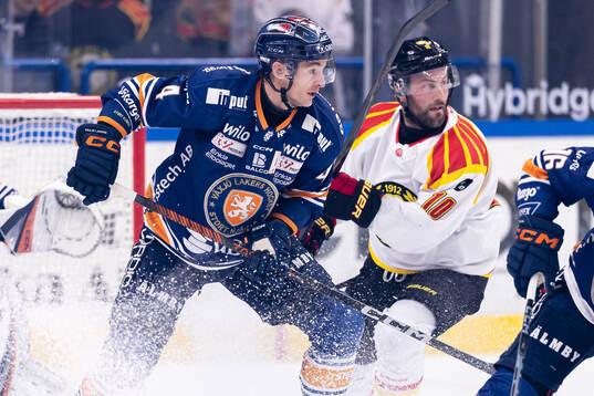 Växjös Keegan Lowe och Brynäs Johan Larsson