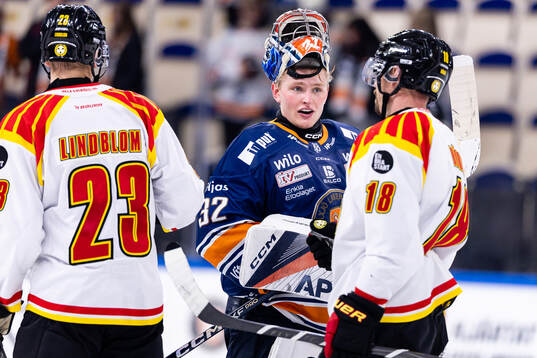 Växjös målvakt Ludvig Persson