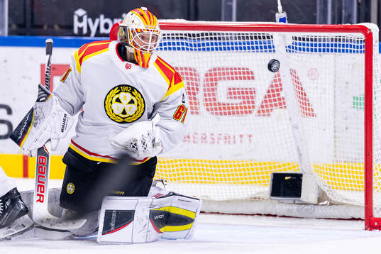 Brynäs målvakt Collin Delia