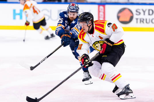 Växjös Lucas Elvenes och Brynäs Jakob Silfverberg