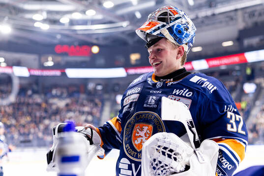 Växjös målvakt Ludvig Persson