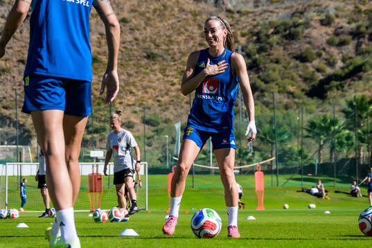 Kosovare Asllani of the Swedish women's national football