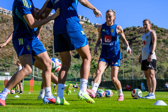 Kosovare Asllani of the Swedish women's national football