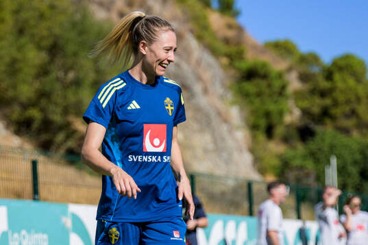 Rebecka Blomqvist of the Swedish women's national football