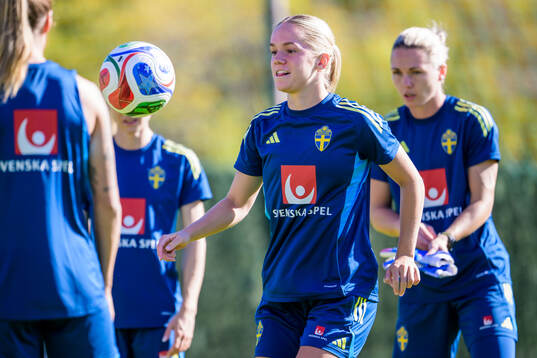 Hanna Lundkvist of the Swedish women's national football