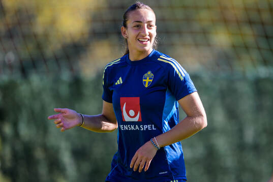 Rosa Kafaji of the Swedish women's national football team