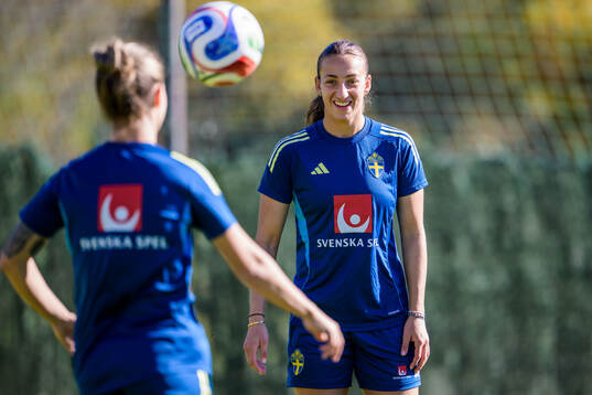 Rosa Kafaji of the Swedish women's national football team