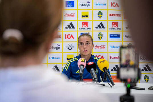 Filippa Angeldahl of the Swedish women's national football