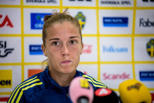 Filippa Angeldahl of the Swedish women's national football