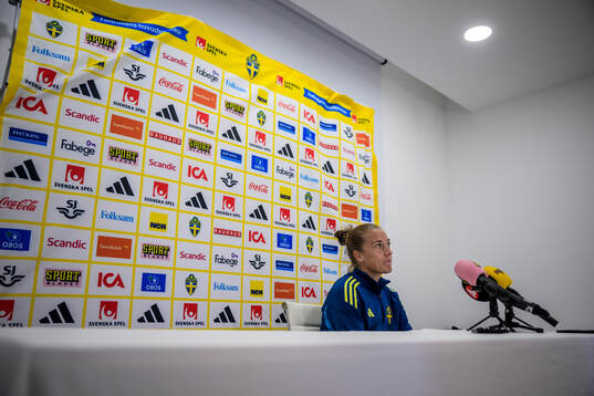 Filippa Angeldahl of the Swedish women's national football